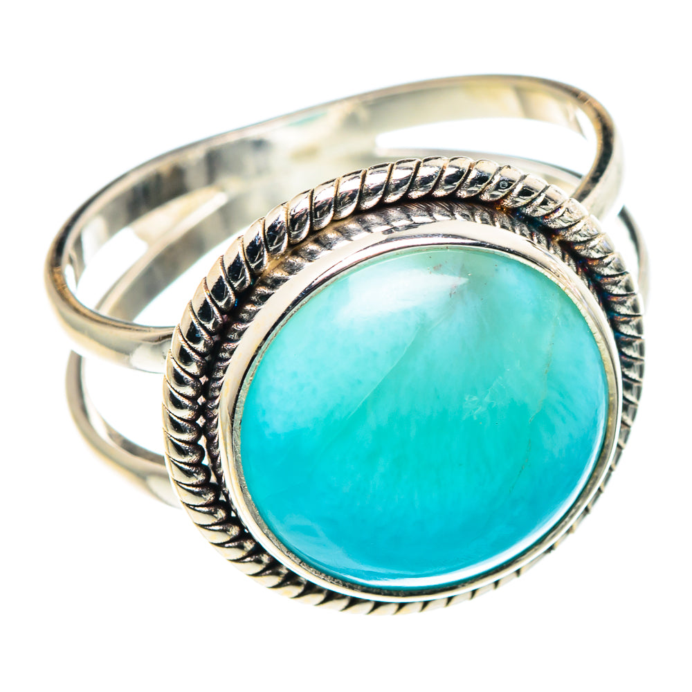 Larimar Rings handcrafted by Anasilvercos - RING90348