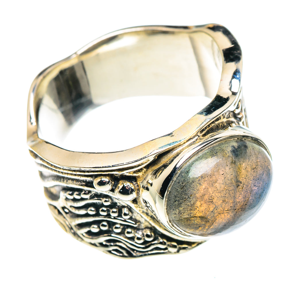Labradorite Rings handcrafted by Anasilvercos - RING90351