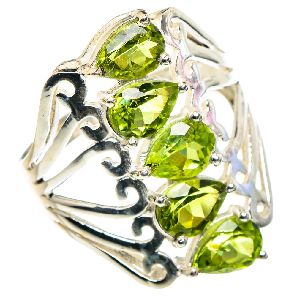 Peridot Rings handcrafted by Anasilvercos - RING90355