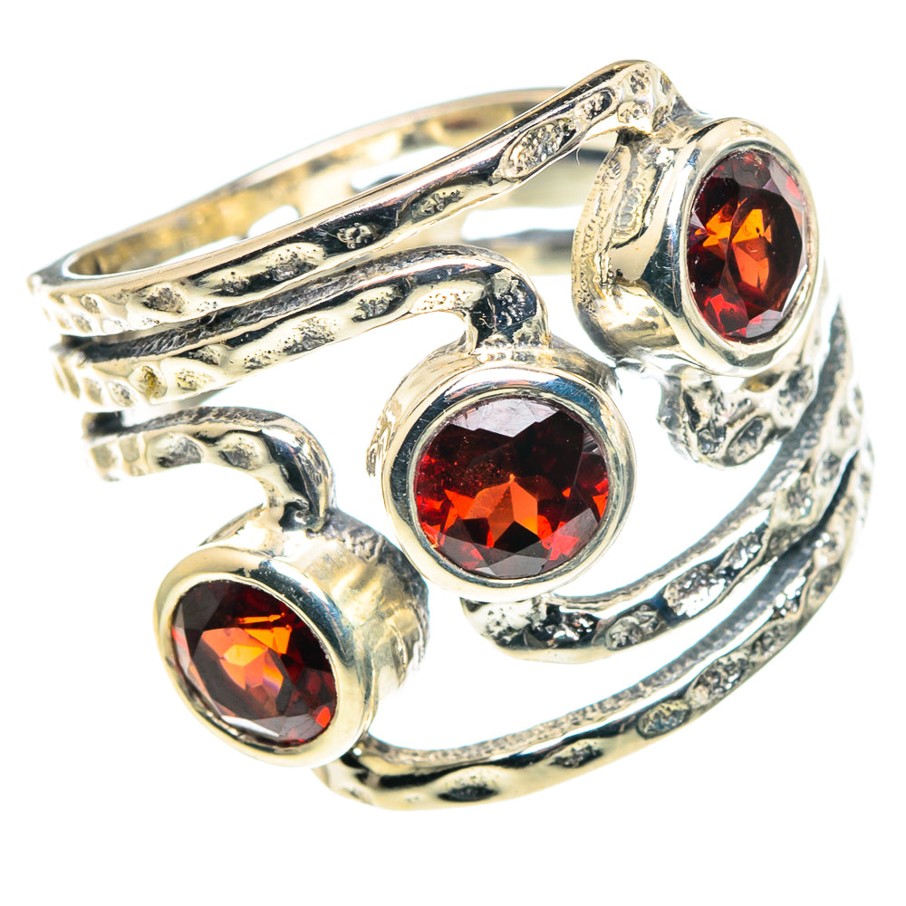 Garnet Rings handcrafted by Anasilvercos - RING90365