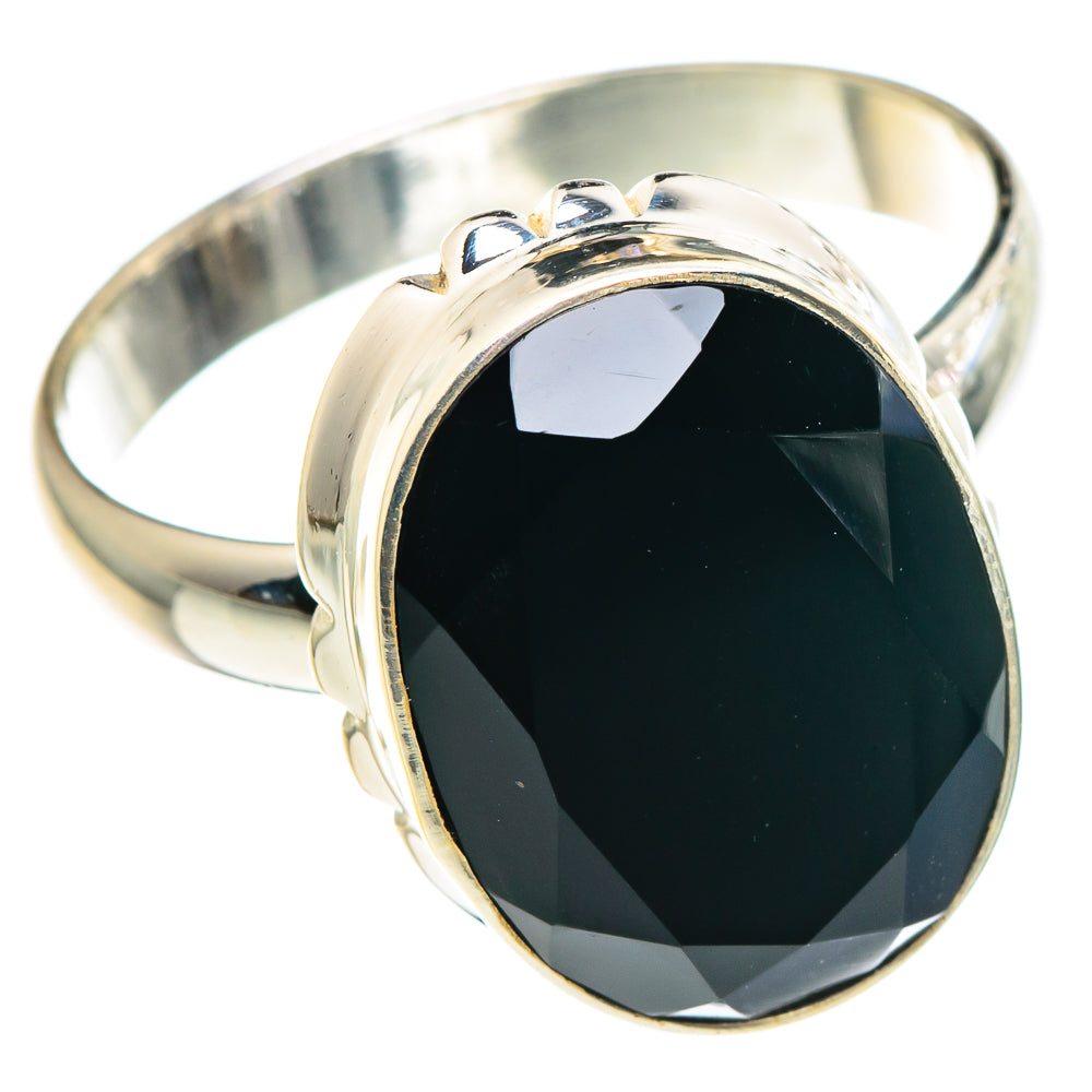 Black Onyx Rings handcrafted by Anasilvercos - RING90370 - Photo 2