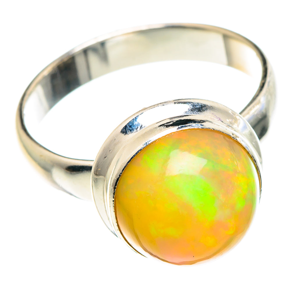 Ethiopian Opal Rings handcrafted by Anasilvercos - RING90375