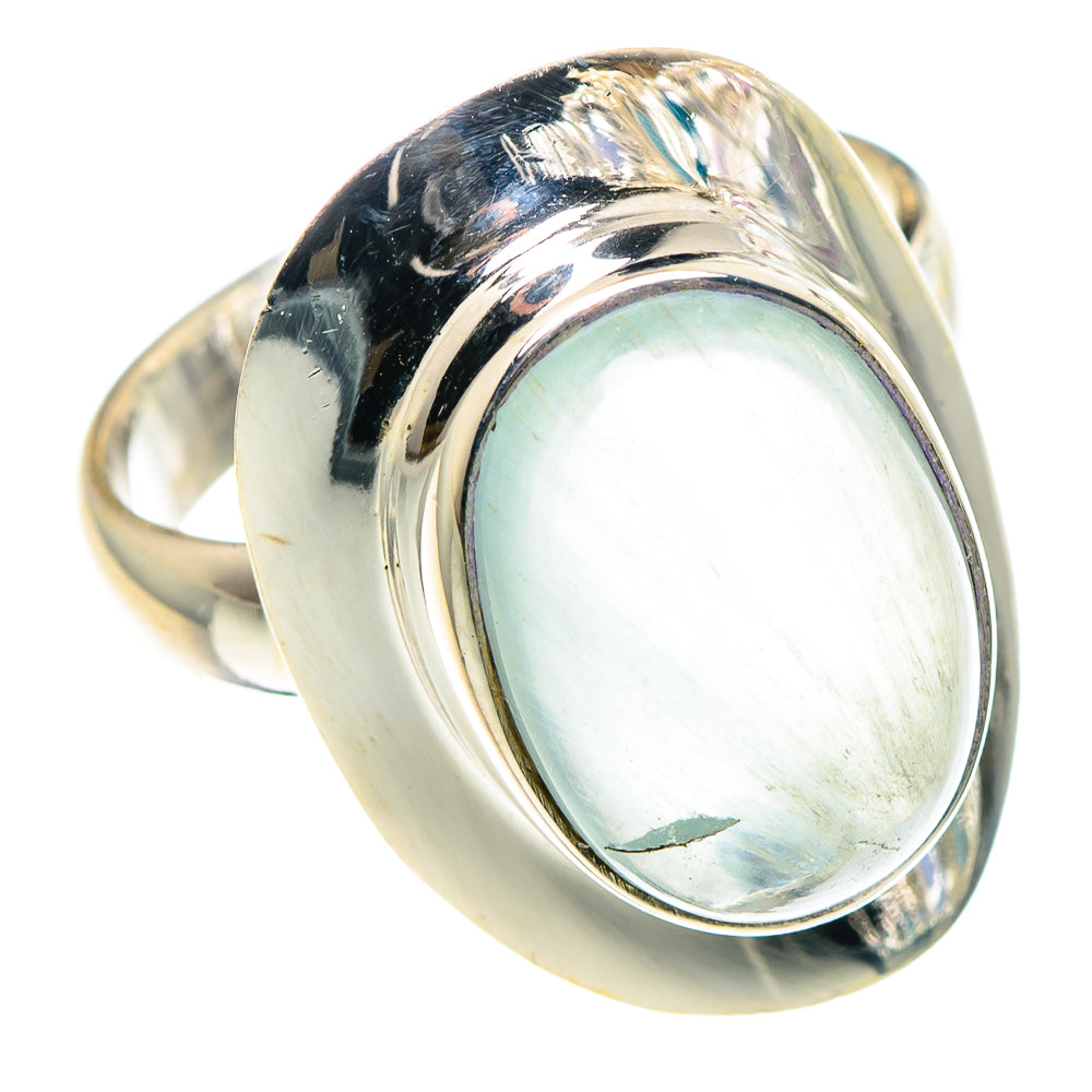 Aqua Chalcedony Rings handcrafted by Anasilvercos - RING90382