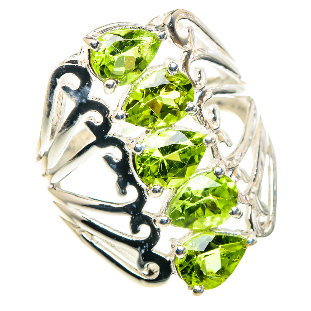 Peridot Rings handcrafted by Anasilvercos - RING90386