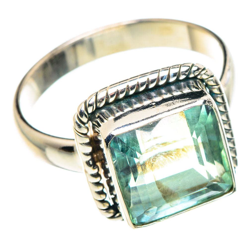 Blue Fluorite Rings handcrafted by Anasilvercos - RING90388