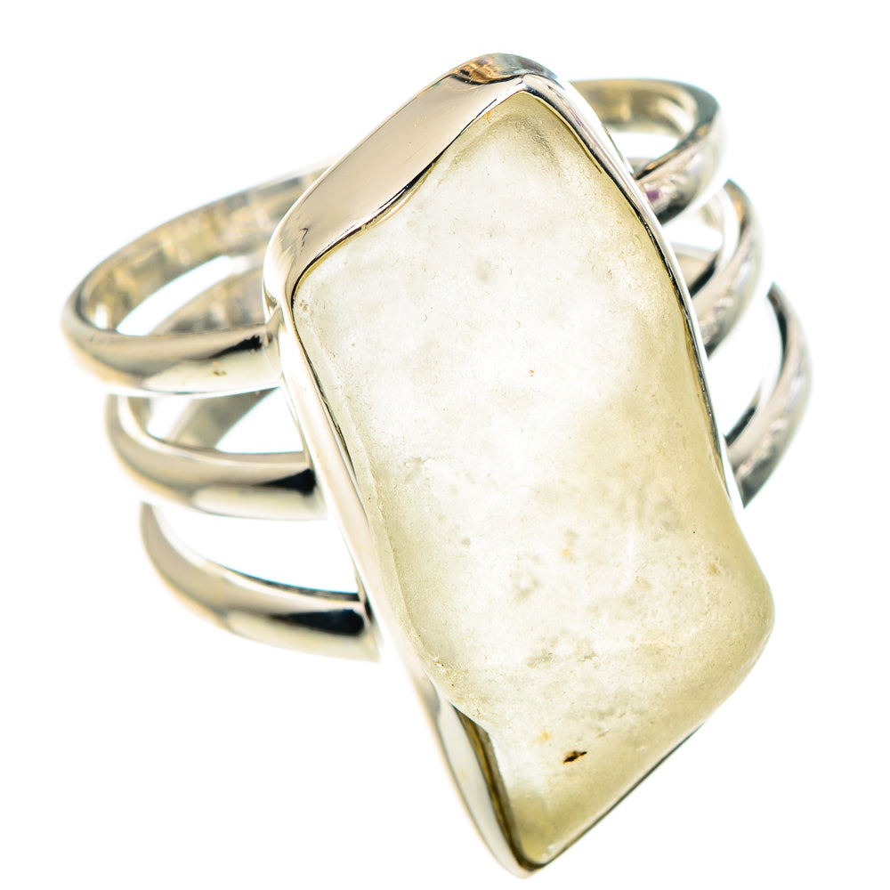 Libyan Desert Glass Rings handcrafted by Anasilvercos - RING90389