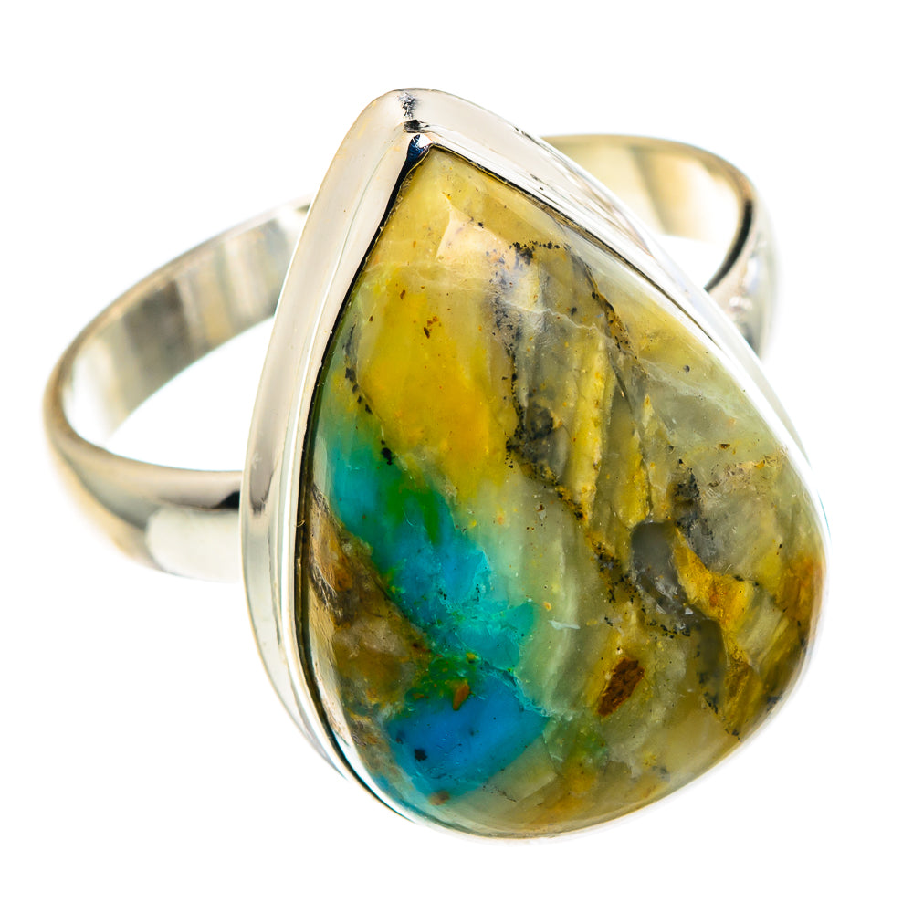 Peruvian Opal Rings handcrafted by Anasilvercos - RING90406