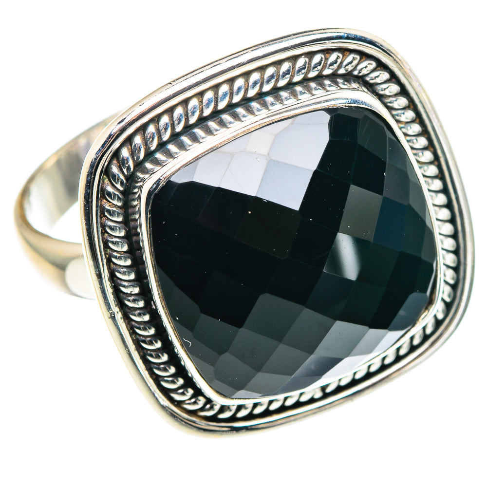 Black Onyx Rings handcrafted by Anasilvercos - RING90425 - Photo 2