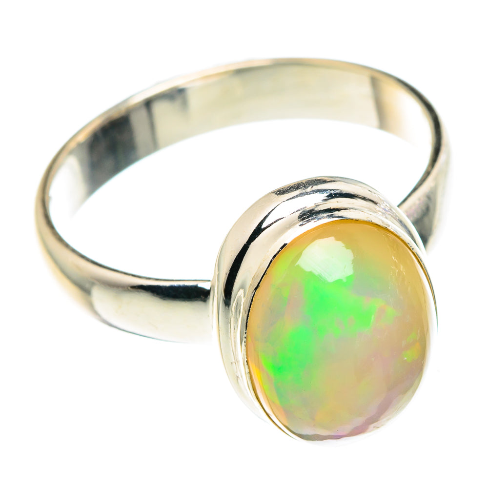 Ethiopian Opal Rings handcrafted by Anasilvercos - RING90428