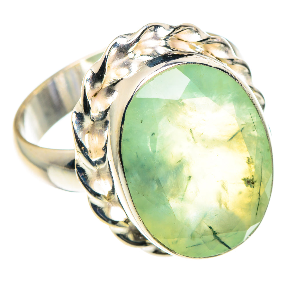 Prehnite Rings handcrafted by Anasilvercos - RING90438 - Photo 2