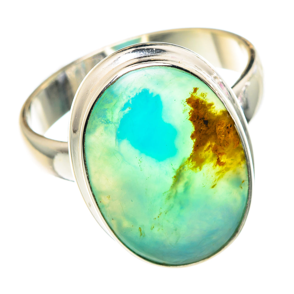 Peruvian Opal Rings handcrafted by Anasilvercos - RING90459