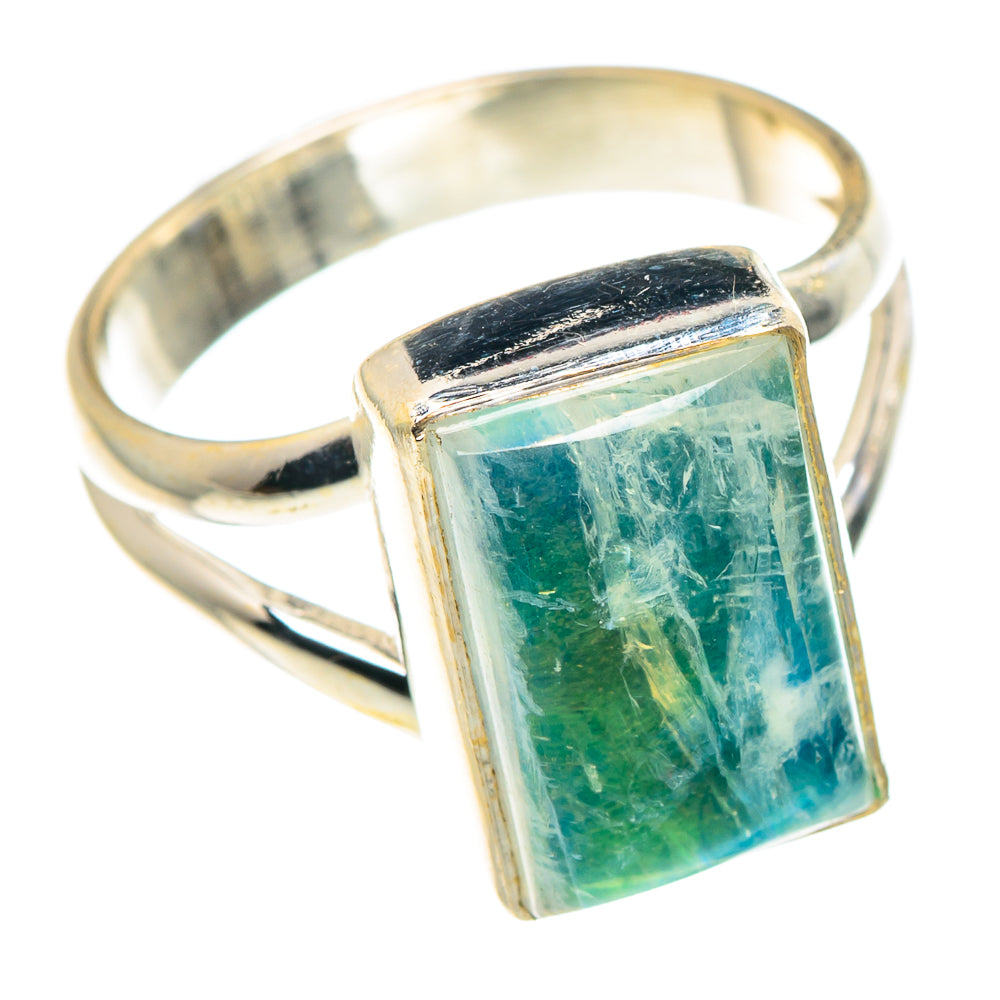 Green Moonstone Rings handcrafted by Anasilvercos - RING90463