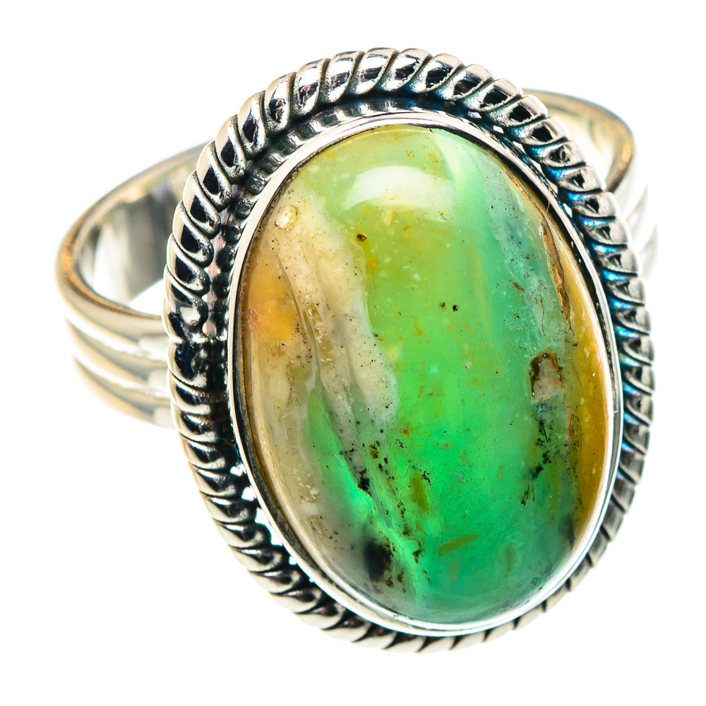 Peruvian Opal Rings handcrafted by Anasilvercos - RING90464