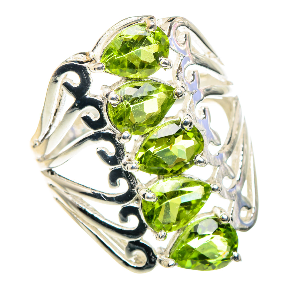 Peridot Rings handcrafted by Anasilvercos - RING90480