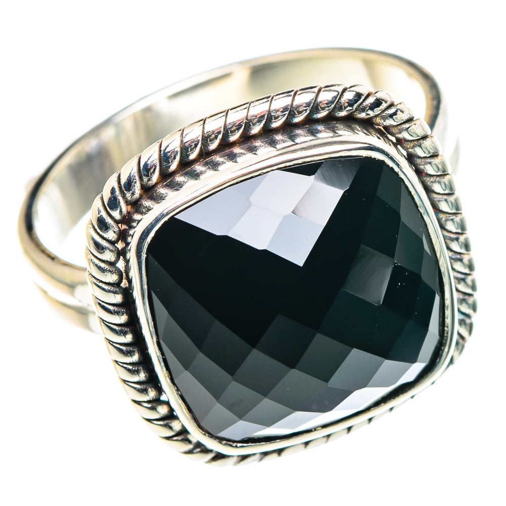 Black Onyx Rings handcrafted by Anasilvercos - RING90493