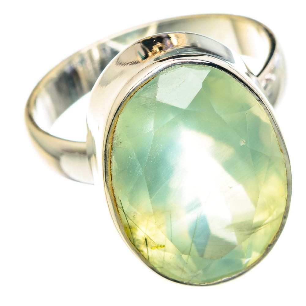 Prehnite Rings handcrafted by Anasilvercos - RING90500 - Photo 2