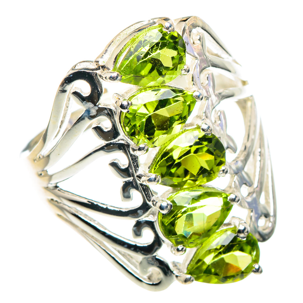Peridot Rings handcrafted by Anasilvercos - RING90501