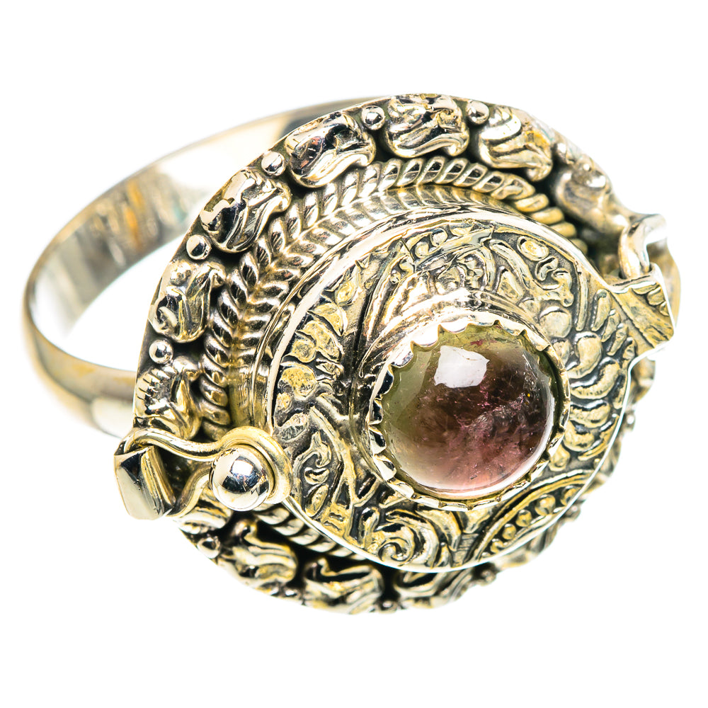 Watermelon Tourmaline Rings handcrafted by Anasilvercos - RING90532
