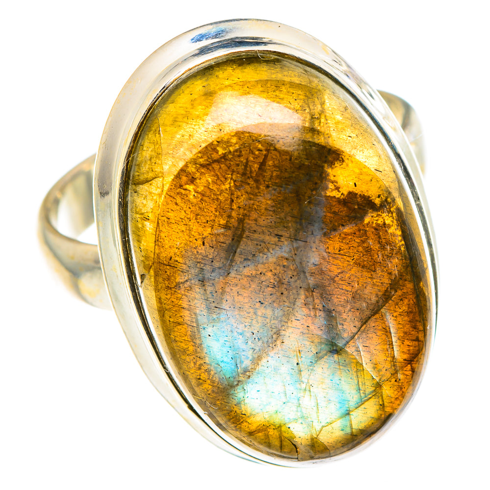 Labradorite Rings handcrafted by Anasilvercos - RING90540