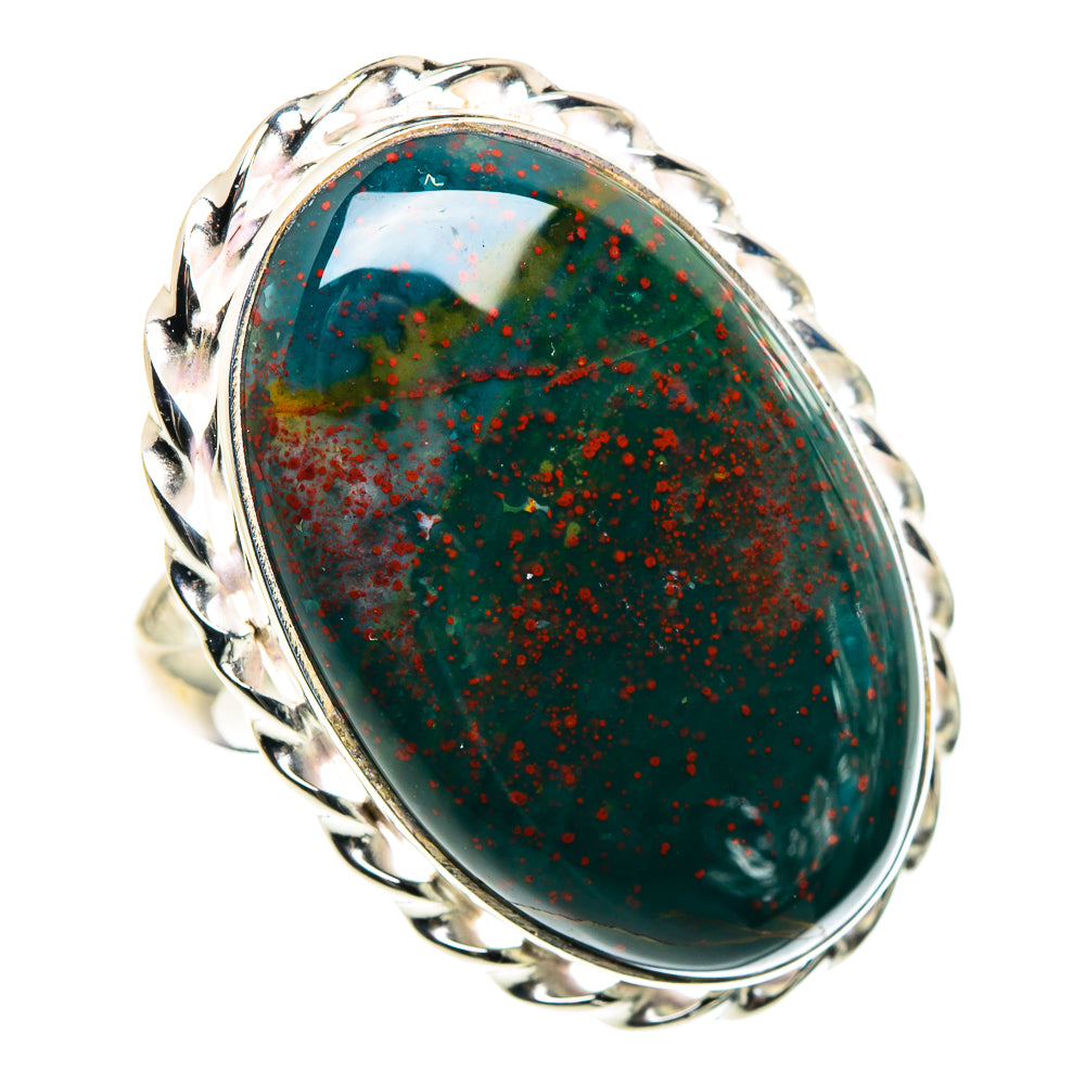 Bloodstone Rings handcrafted by Anasilvercos - RING90548