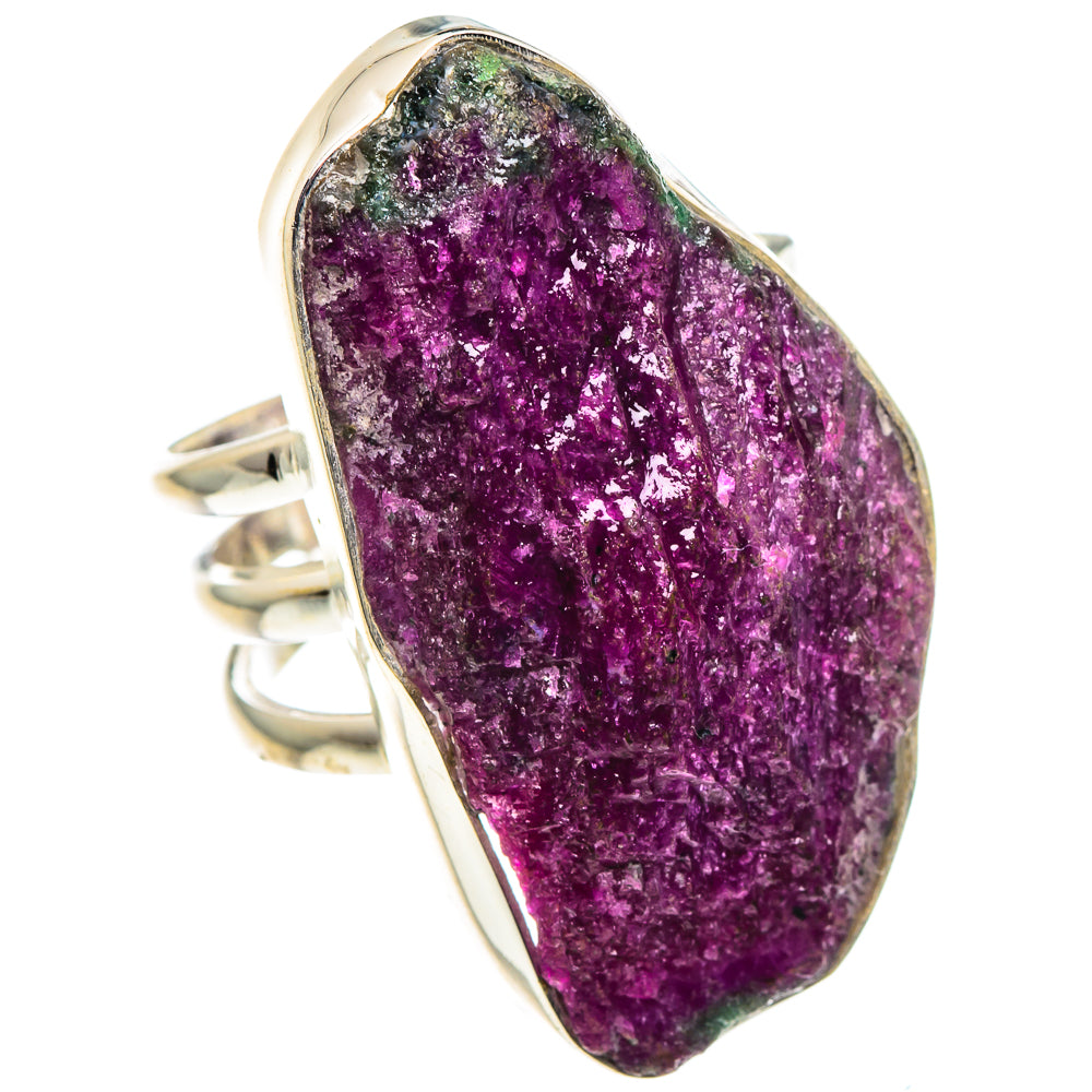 Ruby Zoisite Rings handcrafted by Anasilvercos - RING90566
