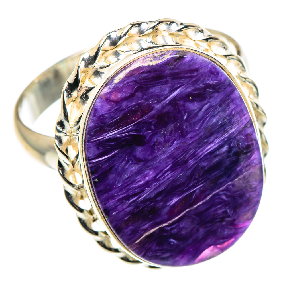 Charoite Rings handcrafted by Anasilvercos - RING90571