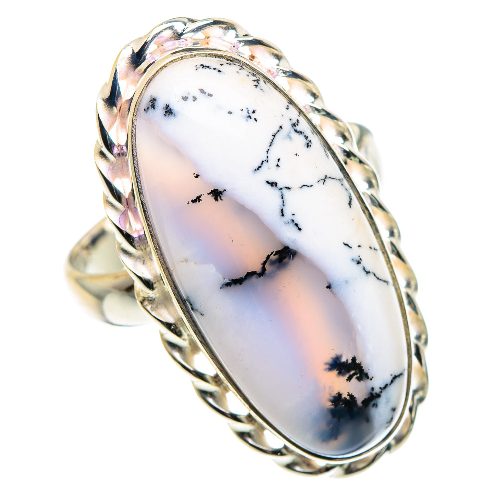 Dendritic Opal Rings handcrafted by Anasilvercos - RING90576