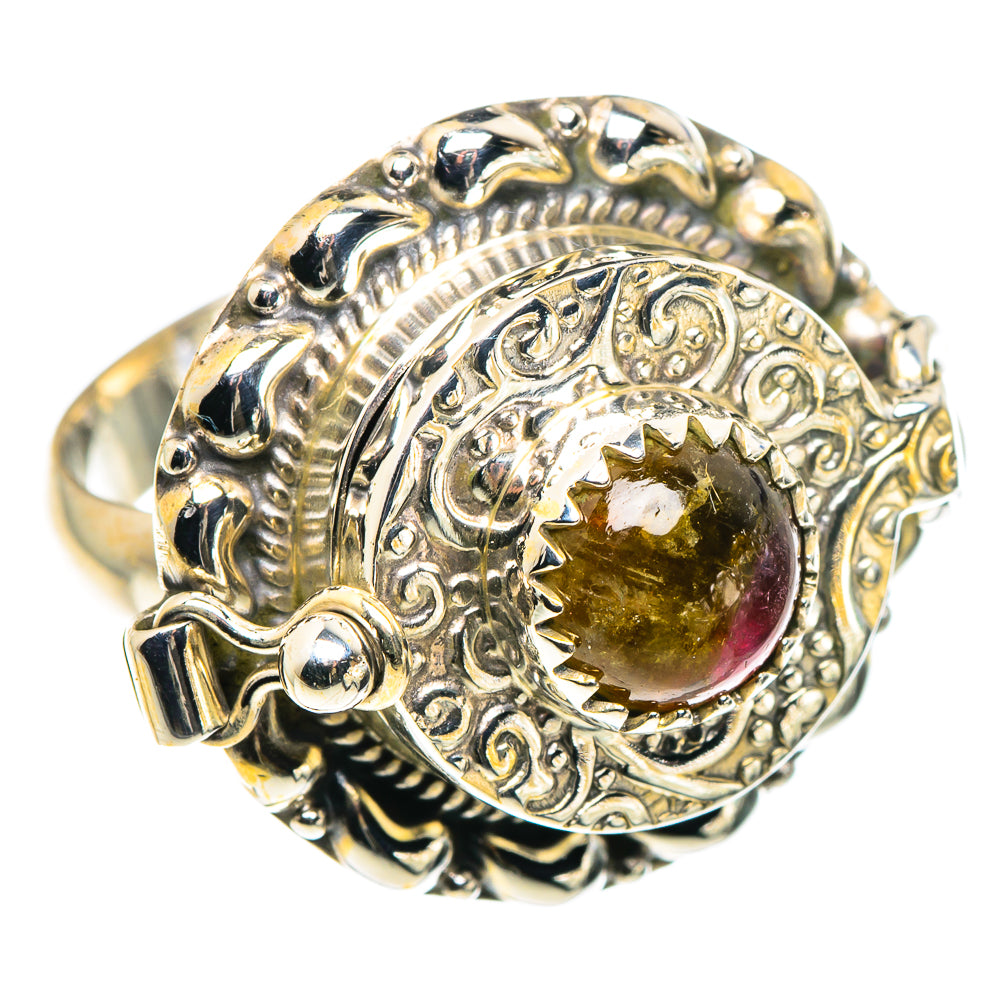 Watermelon Tourmaline Rings handcrafted by Anasilvercos - RING90581