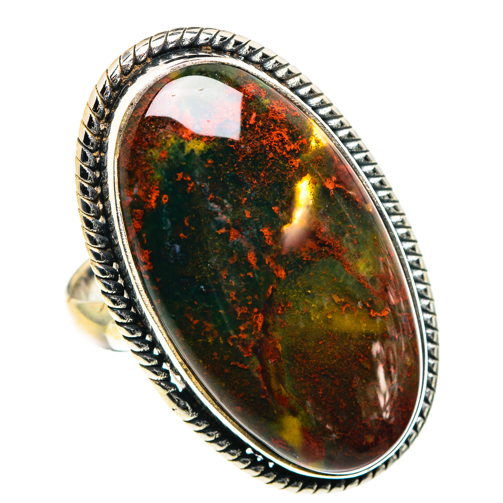 Bloodstone Rings handcrafted by Anasilvercos - RING90601