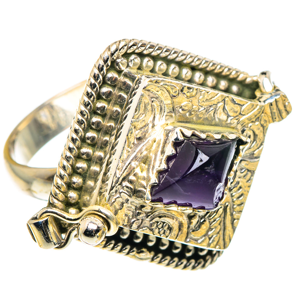 Amethyst Rings handcrafted by Anasilvercos - RING90611