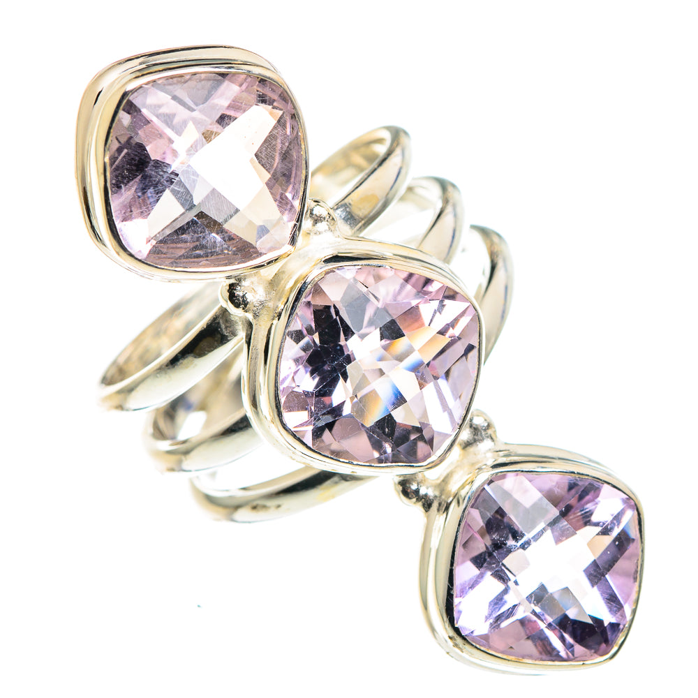 Kunzite Rings handcrafted by Anasilvercos - RING90613
