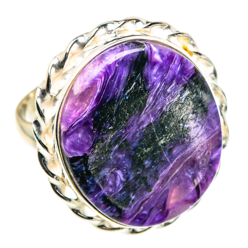 Charoite Rings handcrafted by Anasilvercos - RING90614