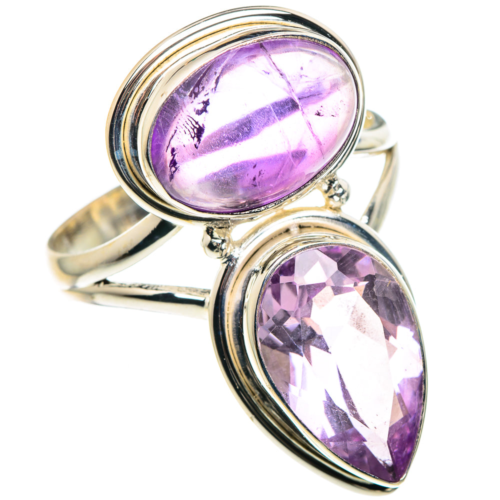 Amethyst Rings handcrafted by Anasilvercos - RING90615