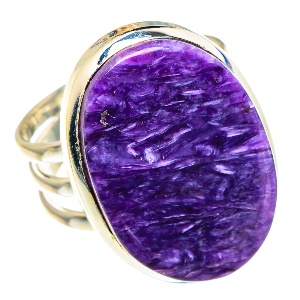 Charoite Rings handcrafted by Anasilvercos - RING90616