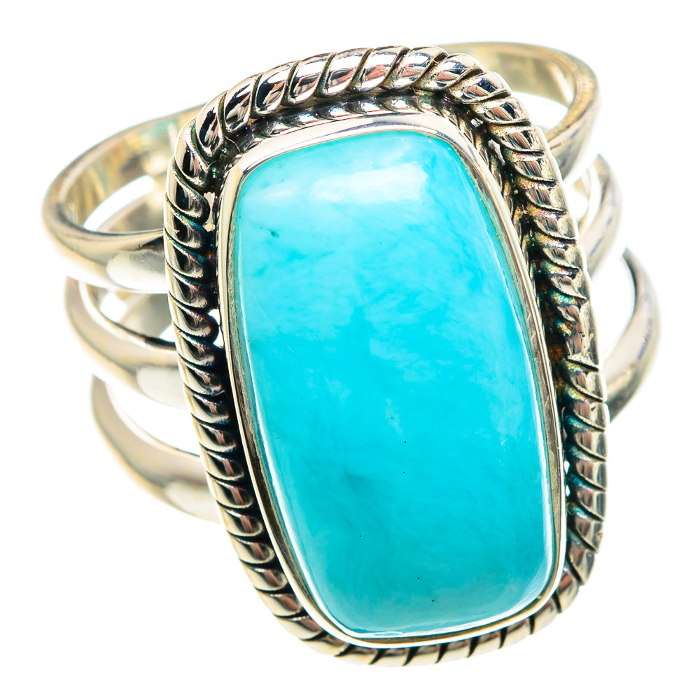 Larimar Rings handcrafted by Anasilvercos - RING90624