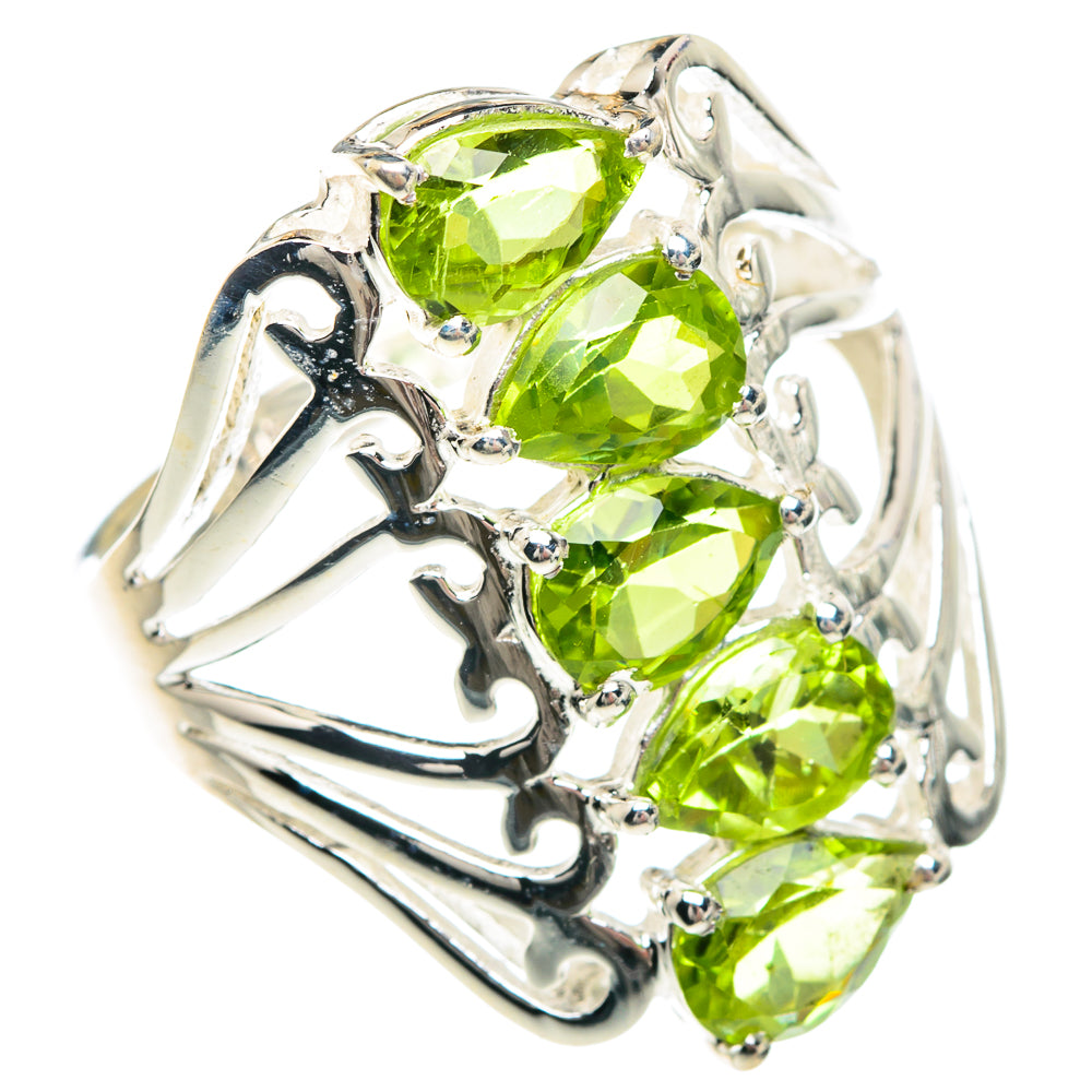 Peridot Rings handcrafted by Anasilvercos - RING90632