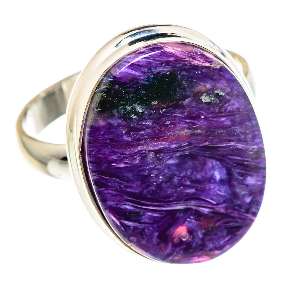 Charoite Rings handcrafted by Anasilvercos - RING90648