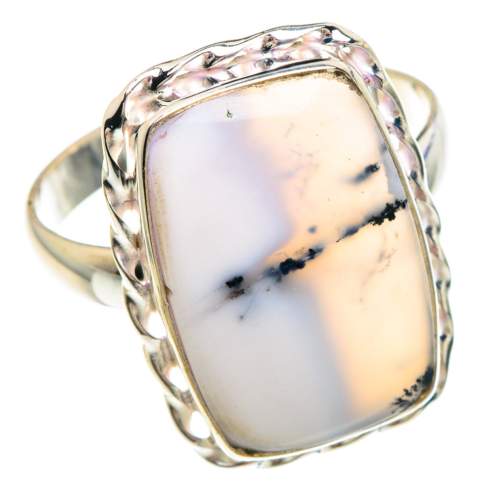 Dendritic Opal Rings handcrafted by Anasilvercos - RING90653