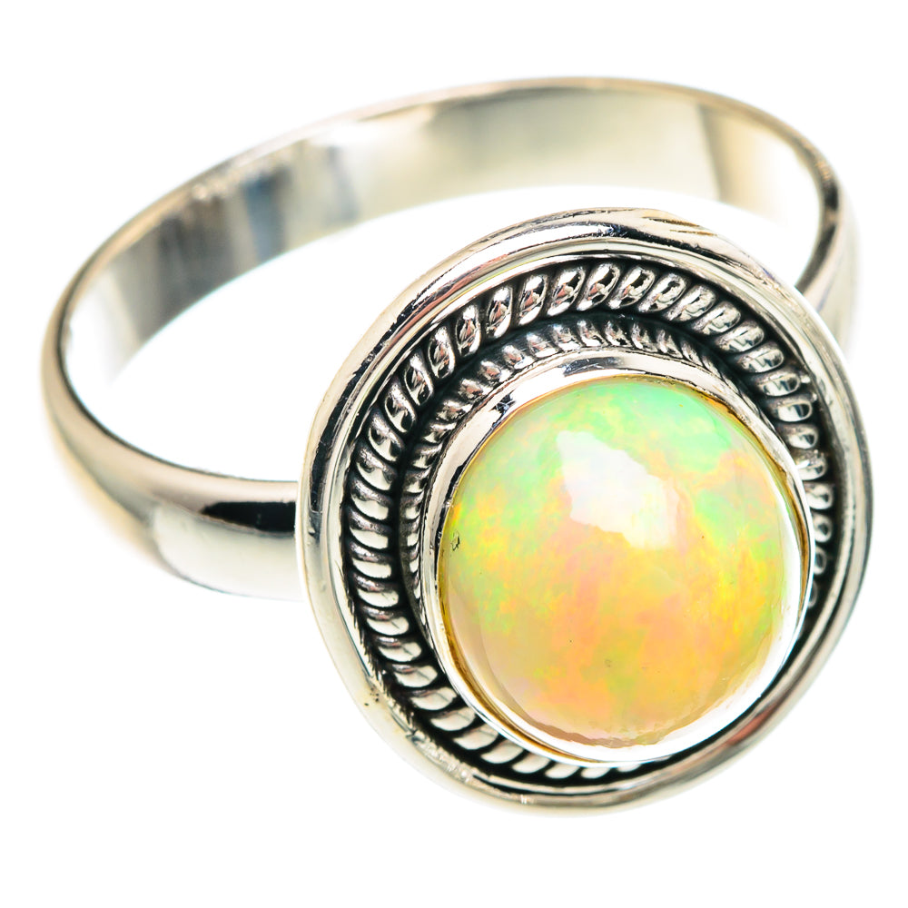 Ethiopian Opal Rings handcrafted by Anasilvercos - RING90656