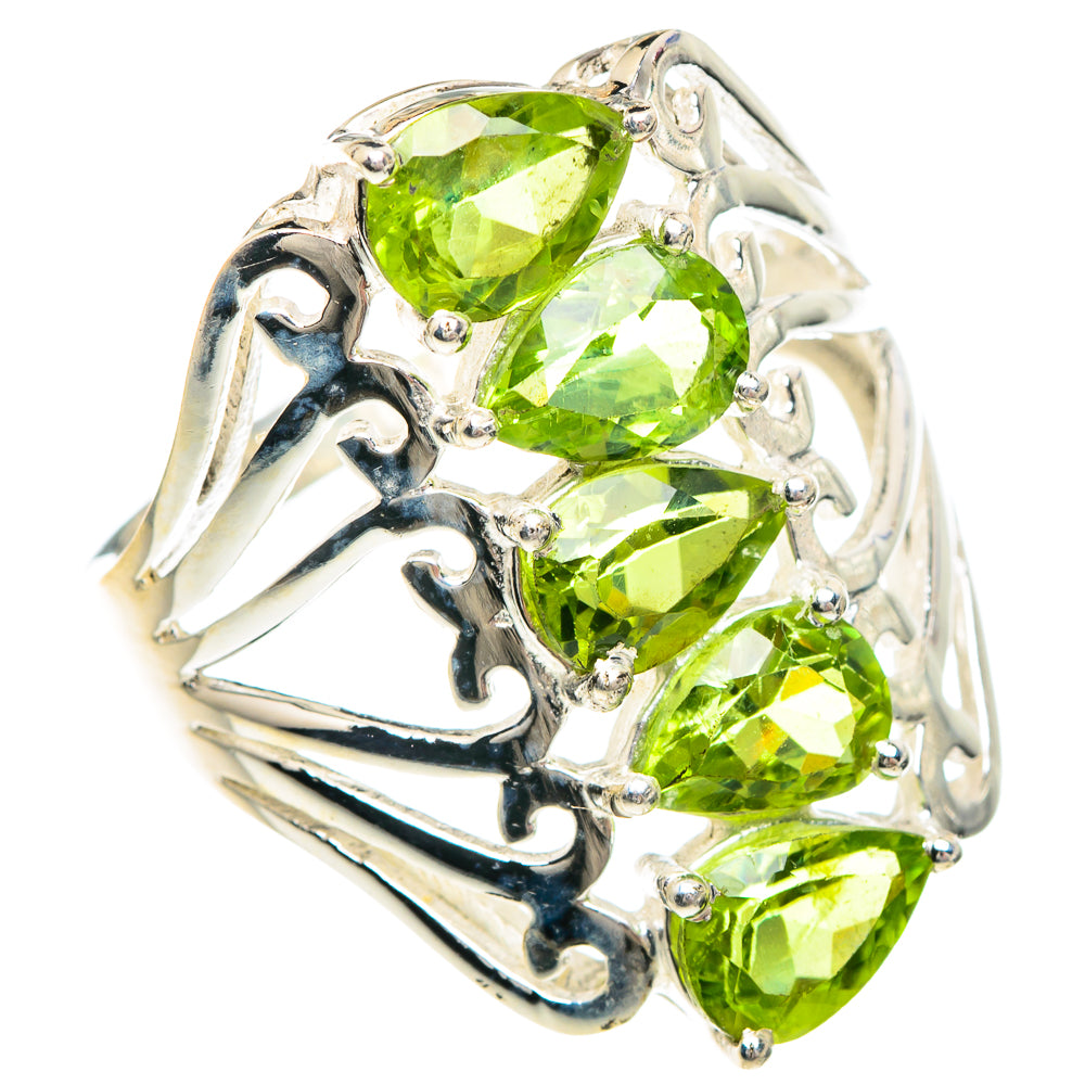 Peridot Rings handcrafted by Anasilvercos - RING90663