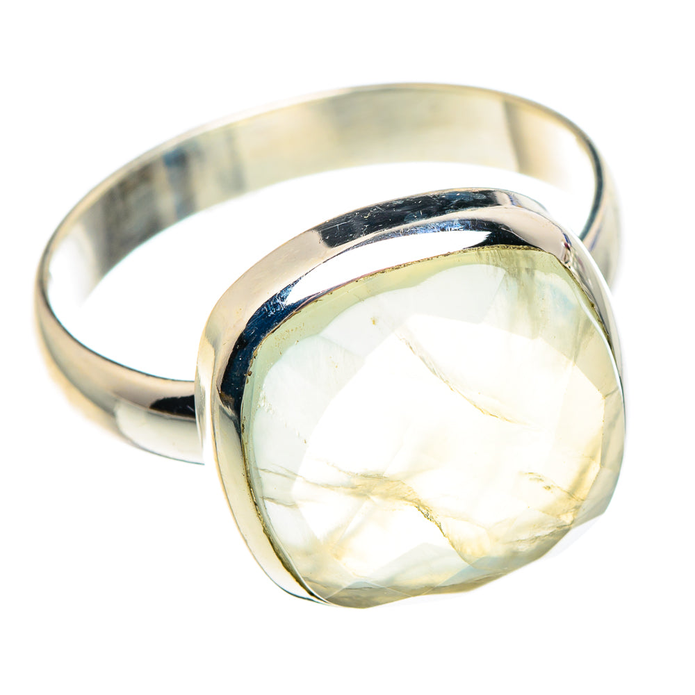 Prehnite Rings handcrafted by Anasilvercos - RING90665
