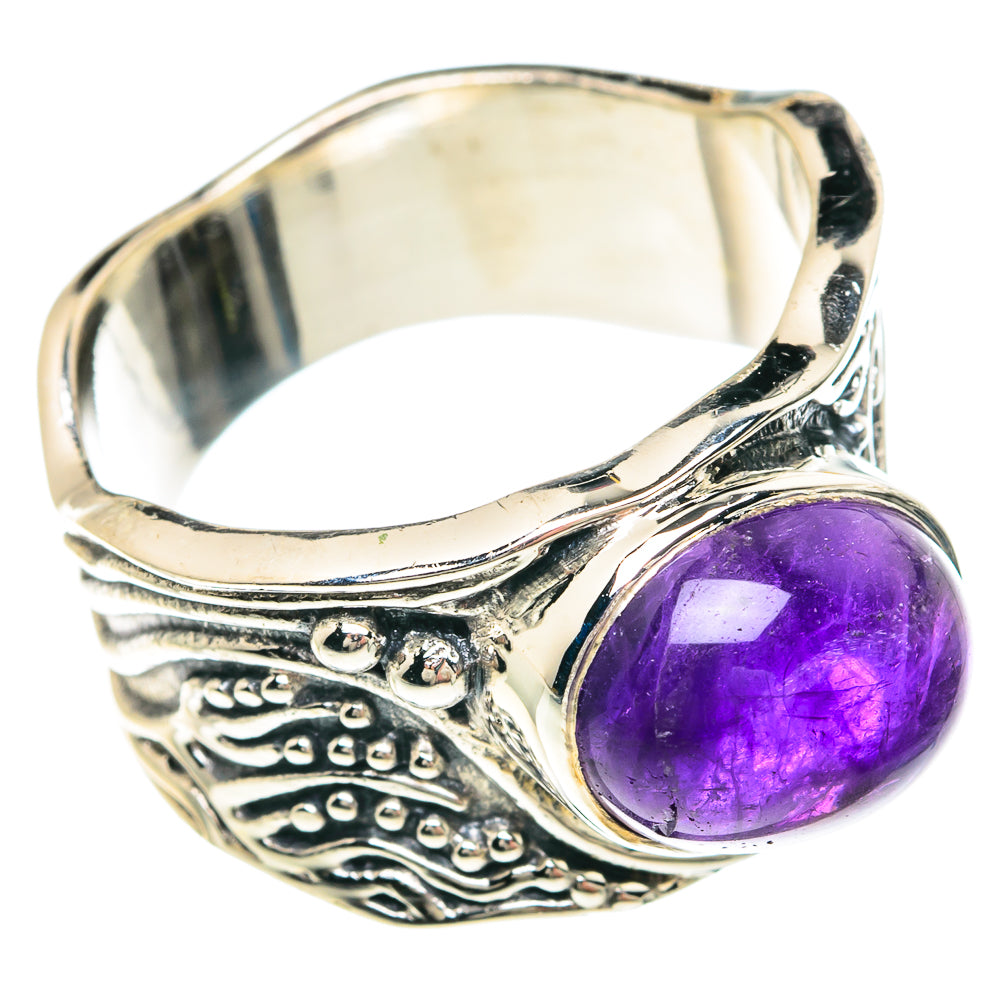 Amethyst Rings handcrafted by Anasilvercos - RING90684