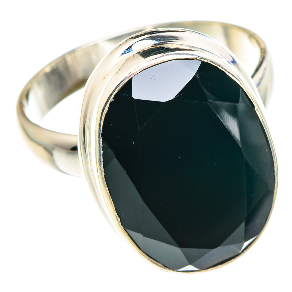 Black Onyx Rings handcrafted by Anasilvercos - RING90686 - Photo 2