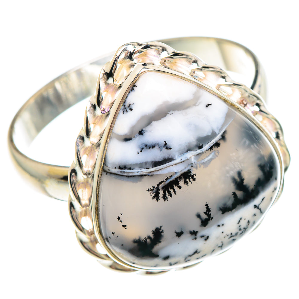 Dendritic Opal Rings handcrafted by Anasilvercos - RING90688