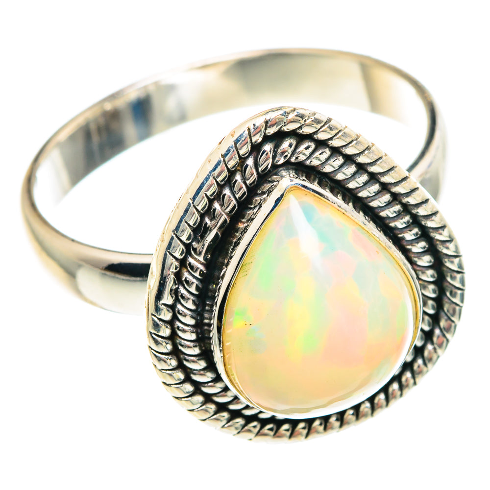 Ethiopian Opal Rings handcrafted by Anasilvercos - RING90690
