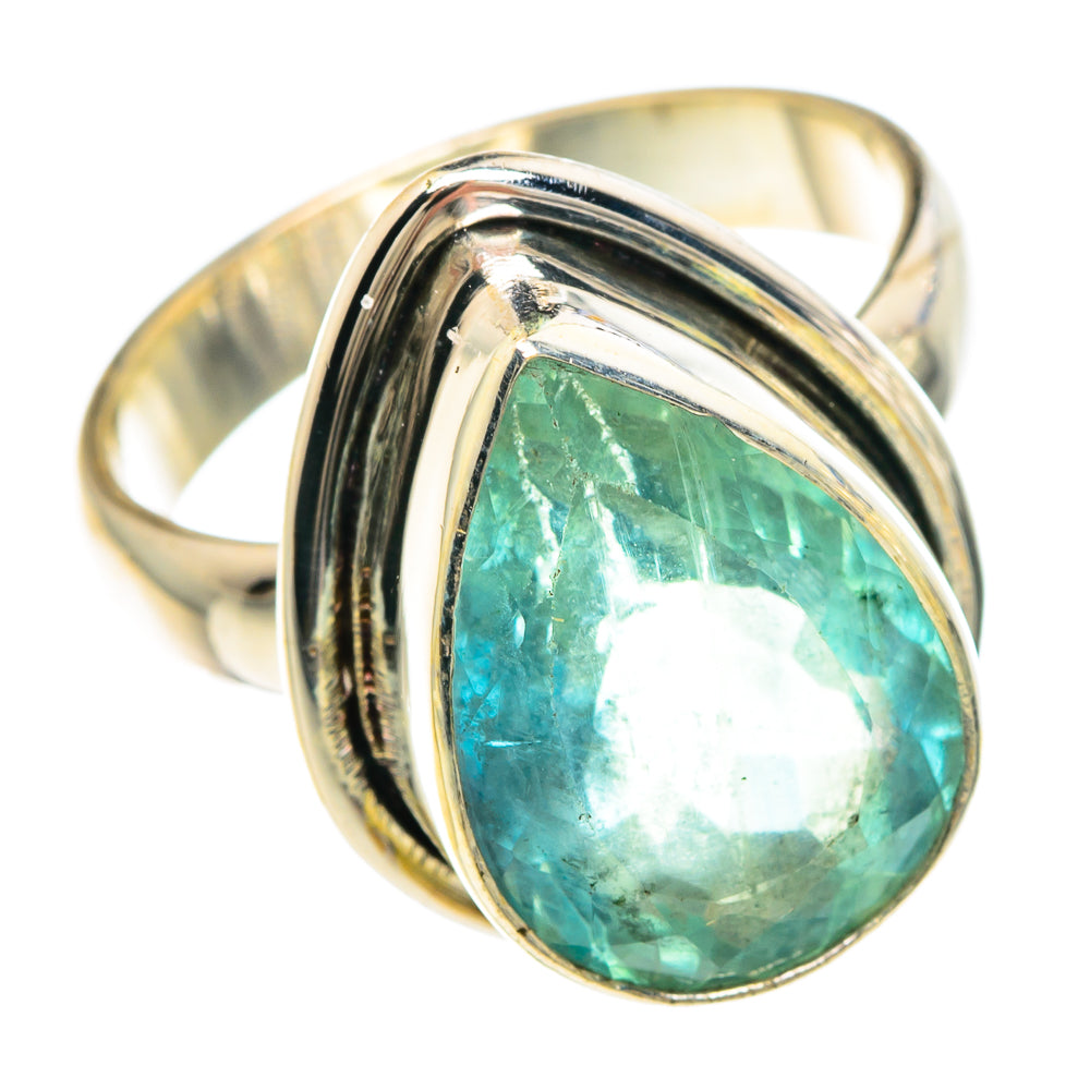 Blue Fluorite Rings handcrafted by Anasilvercos - RING90696 - Photo 2