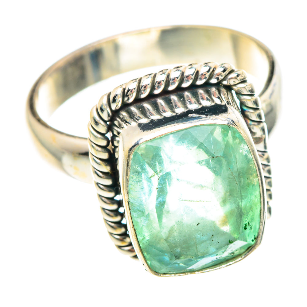 Green Fluorite Rings handcrafted by Anasilvercos - RING90699 - Photo 2