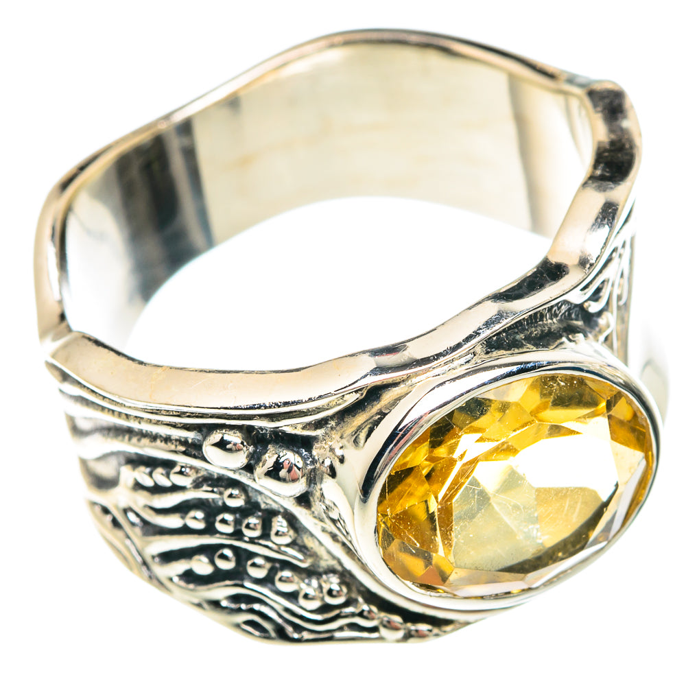 Citrine Rings handcrafted by Anasilvercos - RING90701