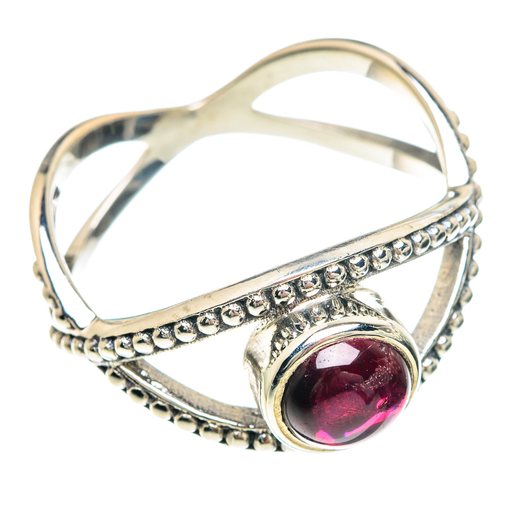 Garnet Rings handcrafted by Anasilvercos - RING90709