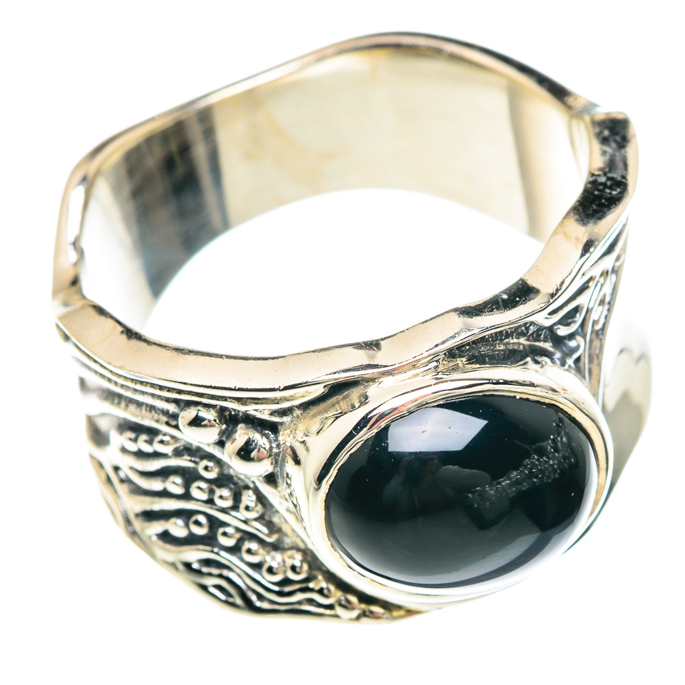 Black Onyx Rings handcrafted by Anasilvercos - RING90715